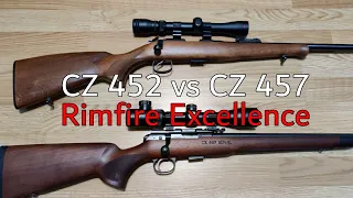 CZ 452 vs CZ 457: Rimfire Excellence