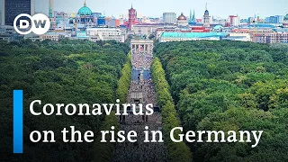 Berlin police break up protest against coronavirus restrictions | DW News