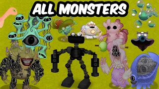 MonsterBox DEMENTED DREAM ISLAND ALL FANMADE MONSTERS | MSM TLL Incredibox