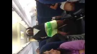 Harlem shake on a plane