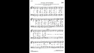 208. O Come, All Ye Faithful (Adeste Fideles Tune), Trinity Hymnal