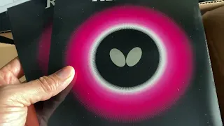 Butterfly Viscaria Blade with Rozena Rubber on both sides | Table Tennis racket setup