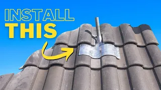 How to Install Pipe Flashing with S Shape Tiles