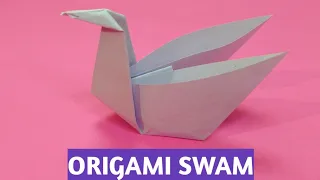 How To Make a Swam From Origami Paper - Origami Paper