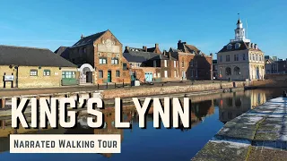 KING'S LYNN | 4K Narrated Walking Tour | Let's Walk 2023