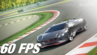 Gran Turismo 6 - Peugeot Vision Gran Turismo Gameplay @ Spa Francorchamps [1080p 60fps]