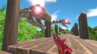 DEATH RUN FPS IN SAUROPOD DEATH VALLEY-Animal Revolt Battle Simulator