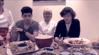 ZARRY vs. Zouis = Jealous Harry + Z: "We're not having a food fight, Harreh!"😂😂