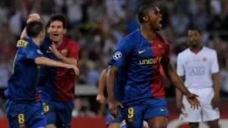 Dinamo kyev vs Barcelona 1-2 messi goal Champions League 2009