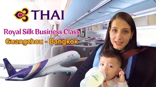 Flying In Style With A Baby: Thai Airways A350-900 Business Class Review