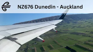 NZ676 | A320 | Dunedin - Auckland