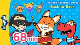 All-Time Favorites Songs Back-to-Back | Little Fox | Animated Songs for Kids