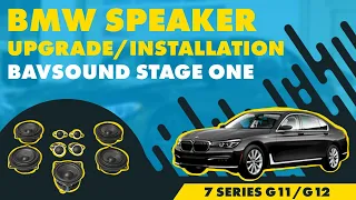 BMW Speaker Upgrade/Installation | 7 Series G11/G12 | BAVSOUND Stage One