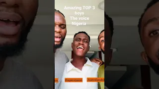 pere jason and  2 other finalists from the voice Nigeria season4 #shorts #thevoivenigeria #perejason