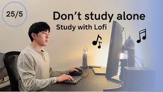 1 HOUR Study With Me | Lofi Playlist | Pomodoro 25/5 | 같이공부해요