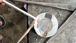 A broken piston is made useful again by welding see complete video