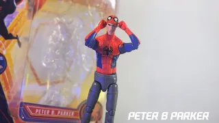 Marvel Legends Peter B Parker Spiderman Across the Spider Verse Hasbro Action Figure Review!