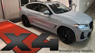 NEW ARRIVAL! 2023 BMW X4 xDrive30i Brooklyn Grey Metallic on Tacora