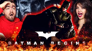 "BATMAN BEGINS" (2005) Movie Reaction | First Time Watching