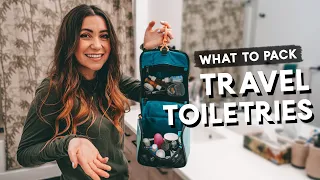 TRAVEL TOILETRIES - What To Pack | Hacks & Tips