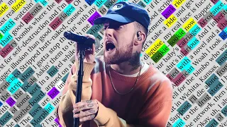 Mac Miller, San Francisco | Rhyme Scheme Highlighted