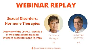 REPLAY - Webinar - Sexual Disorders: Hormone Therapies