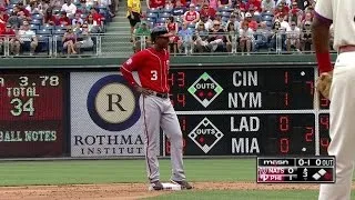 WSH@PHI: Strasburg's strange sac bunt advances runner