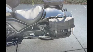 2021 Honda Rebel 1100 Saddlebags Overview and install