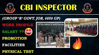 CBI Inspector Job profile | SSC CGL | Extra Salary | Work Profile | Medical Test #ssccgl2024