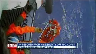 Coast Guard rescues 14 from H.M.S. Bounty