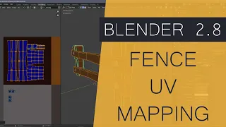 Blender 2.8 Fence UV Mapping - Blender for Game Development