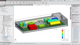 SOLIDWORKS Flow Simulation 2014 CFD Demo – Electronic Thermal Management