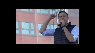 Навальный на митинге вся правда о блокировки Телеграма