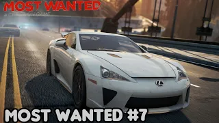 Need For  Speed Most Wanted 2012 Gameplay - #7 LEXUS LFA with MERCEDES-BENZ SL 65 AMG