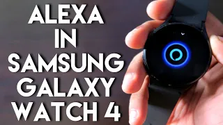 Get Amazon Alexa on Samsung Galaxy Watch 4.