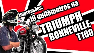 Impressões: 10 km numa Triumph Bonneville T100.