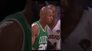 Moment when kobe bryant can't stop ray allen | black mamba vs. sugar ray #shorts