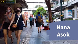 Sukhumvit Daytime Trip Walking Nana to Asok [4K]