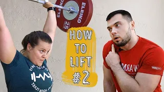 How to lift / Episode #2: Squat Clean / Clean Pull / Back Squat training session