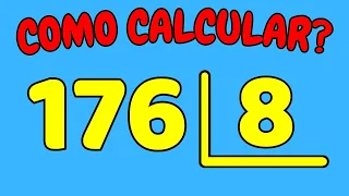 COMO CALCULAR 176 DIVIDIDO POR 8?| Dividir 176 por 8