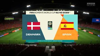 ⚽  Denmark  women      vs  Spain   women   ⚽ | 🏆 ⚽ Women Friendly     (05/07/2023) 🎮 Fifa Gameplay