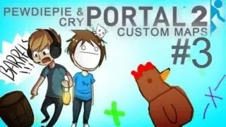 SECRET GENIUSES PLAYS: Portal 2: Coop: Custom Maps - Part 3