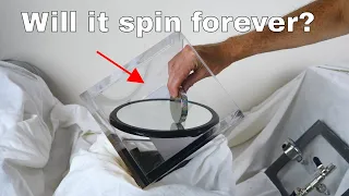 Spinning Euler's Disk in a Vacuum Chamber—Will it Spin Forever?