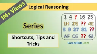 Series - Tricks & Shortcuts for Placement tests, Job Interviews & Exams