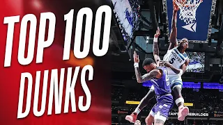 Top 100 AT&T Dunks of 2023-24 Regular Season! #BESTofNBA