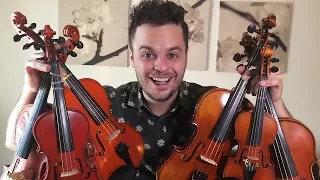 PLAYING ONE SONG WITH 6 SMALL VIOLINS - "Believer" by Imagine Dragons (Live Loop Cover)