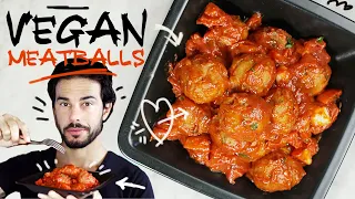 Juicy MEATBALL RECIPE - How to Cook VEGAN + HEALTHY Meatballs