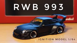 イグニッションモデル ignition model  RWB 993 Matte Black 1/64 diecastcar ミニカー コレクション