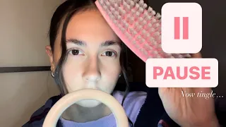 ASMR- PAUSE⏸trigger with fast and aggressive personal attention 🌙 (anticipatory tingles)