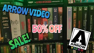 Barnes and Noble ARROW VIDEO 50% off sale movie hunt!